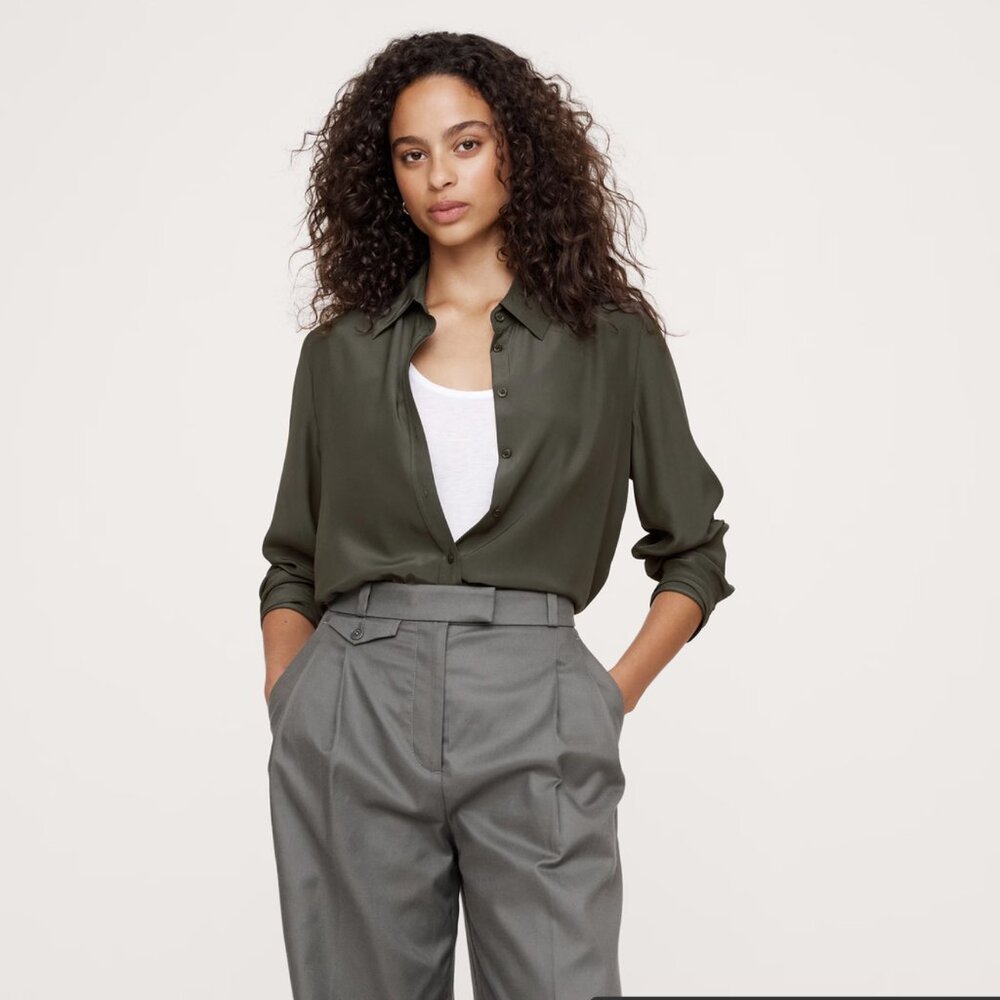 The Perfect Silk Shirt - Banana Republic